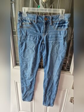 SO Junior Women's Light Blue Skinny Jeggings Size 7 Kohls US Brand